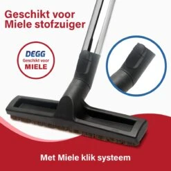 DEGG - Parketborstel / Zuigmond - Geschikt Voor Miele - 35MM - Natuurhaar - Met Miele Klik - Stofzuiger Onderdelen - Premium Kwaliteit -Leifheit Store 1200x1200 3450