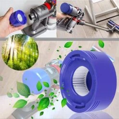 Merkloos XXL Super Set HEPA - Pre- & Post Filter - Dyson V7 En V8 96747801 Accessoires. -Leifheit Store 1200x1200 3467