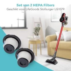 LifeGoods Steelstofzuiger Filters - 2 Stuks - Voor Steelstofzuiger LG1079 -Leifheit Store 1200x1200 3482