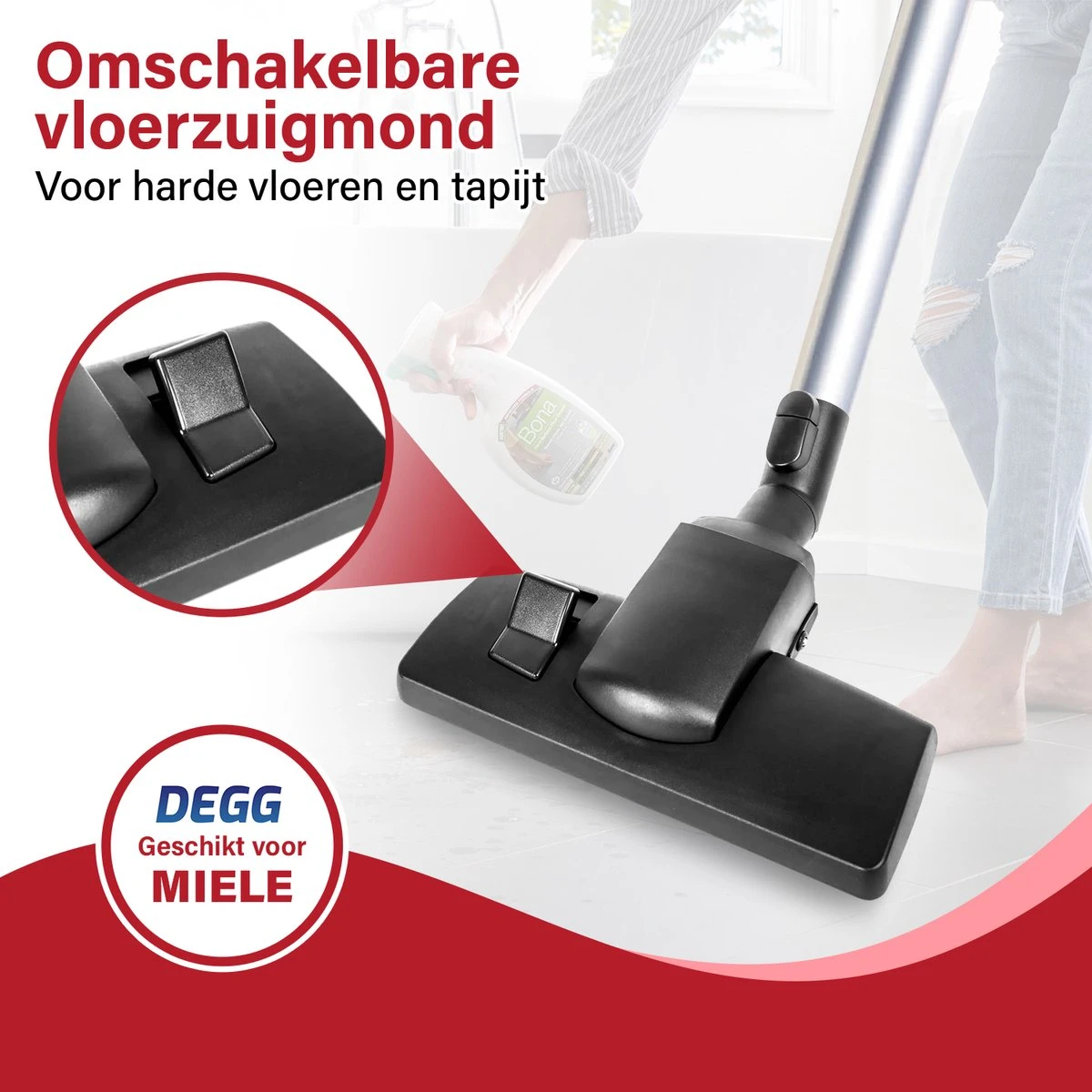 DEGG - Stofzuiger Zuigmond / Combi Borstel - Geschikt Voor Miele - Stofzuiger Mondstuk - 35MM - Stofzuiger Onderdelen - Premium Kwaliteit 4 DEGG - Stofzuiger Zuigmond / Combi Borstel - Geschikt Voor Miele - Stofzuiger Mondstuk - 35MM - Stofzuiger Onderdelen - Premium Kwaliteit - Afbeelding 4