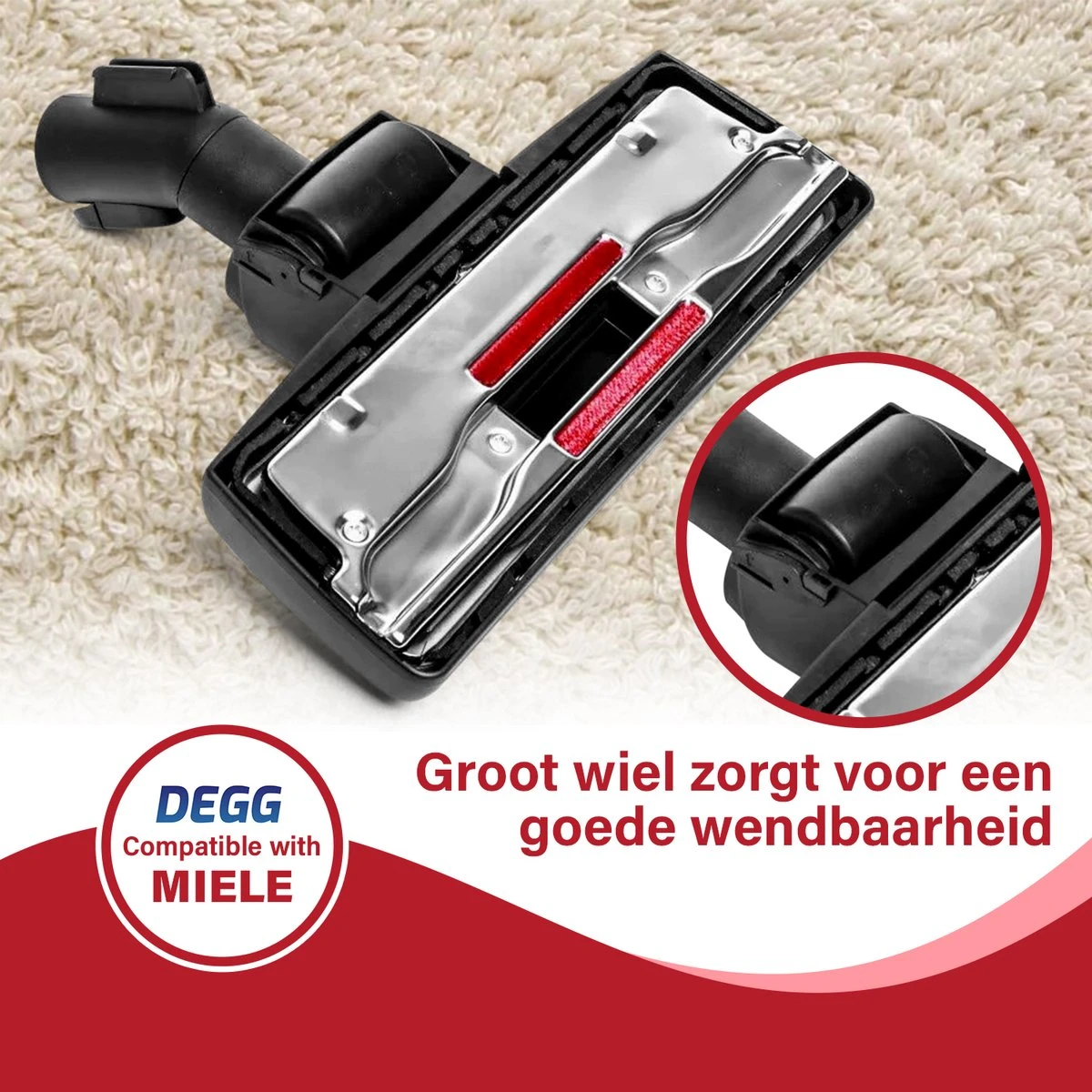 DEGG - Stofzuiger Zuigmond / Combi Borstel - Geschikt Voor Miele - Stofzuiger Mondstuk - 35MM - Stofzuiger Onderdelen - Premium Kwaliteit 6 DEGG - Stofzuiger Zuigmond / Combi Borstel - Geschikt Voor Miele - Stofzuiger Mondstuk - 35MM - Stofzuiger Onderdelen - Premium Kwaliteit - Afbeelding 6