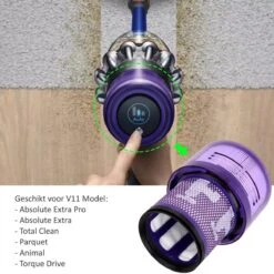 3x HEPA Filter Compatible Met Dyson V11/V15 Stofzuiger Motor Wasbaar Absolute Pro Total Clean Torque Drive Animal Parquet SV14 970013-02 -Leifheit Store 1200x1200 3516