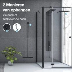 ACE Goods Vloertrekker Met Steel – Vloerwisser Badkamer - Trekker Douche – Raamwisser Verstelbaar – Watertrekker - Incl Ophanghaken -Leifheit Store 1200x1200 353
