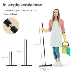 ACE Goods Vloertrekker Met Steel – Vloerwisser Badkamer - Trekker Douche – Raamwisser Verstelbaar – Watertrekker - Incl Ophanghaken -Leifheit Store 1200x1200 357
