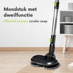 Qoncillio® Steelstofzuiger - Draadloos - Dweilfunctie - Digitaal Display - Stofzuiger & Kruimelzuiger Zonder Zak -Leifheit Store 1200x1200 392