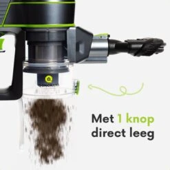 Qoncillio® Steelstofzuiger - Draadloos - Dweilfunctie - Digitaal Display - Stofzuiger & Kruimelzuiger Zonder Zak -Leifheit Store 1200x1200 393