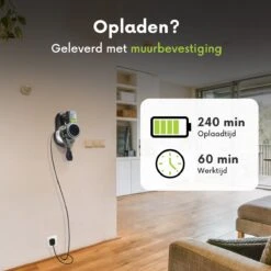 Qoncillio® Steelstofzuiger - Draadloos - Dweilfunctie - Digitaal Display - Stofzuiger & Kruimelzuiger Zonder Zak -Leifheit Store 1200x1200 396