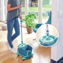 Leifheit Clean Twist Disc Mop Ergo - Dweil Set Compleet Systeem Met Wieltjes - 6 Liter 33 Leifheit Clean Twist Disc Mop Ergo - Dweil Set Compleet Systeem Met Wieltjes - 6 Liter -Leifheit Store 1200x1200 402