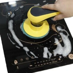 Merkloos Kibani Accu Schrobmachine 3.7V - Spin Scrubber - Elektrische Schrobber - Schrobborstel - Boenmachine - Polijstmachine - Luiwagen - Schrobber Met Steel - Poetsmachine Met 10 Opzetstukken - Multifunctionele Schrobborstel - Elektrische Dweil -Leifheit Store 1200x1200 518