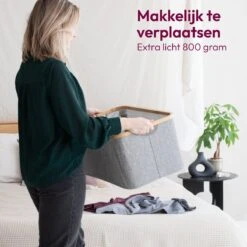 Gadgy Opvouwbare Wasmand - Heupwasmand 45 L - Opbergmand - Wasbox - Wasmanden - Grijs -Leifheit Store 1200x1200 529