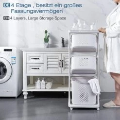 Wassorteerder – Wasmand Met 3 Vakken - Op Wieltjes - Milaan 9 Wassorteerder – Wasmand Met 3 Vakken - Op Wieltjes - Milaan -Leifheit Store 1200x1200 535