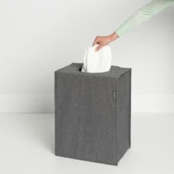 Brabantia Wasmand Met Deksel - 55 L - Pepper Black -Leifheit Store 1200x1200 585