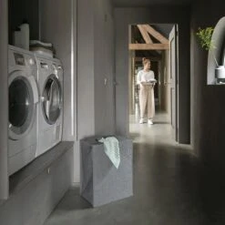 Brabantia Wasmand Met Deksel - 55 L - Pepper Black -Leifheit Store 1200x1200 587