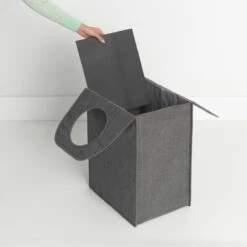 Brabantia Wasmand Met Deksel - 55 L - Pepper Black -Leifheit Store 1200x1200 588