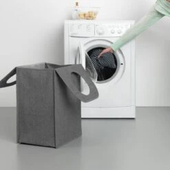 Brabantia Wasmand Met Deksel - 55 L - Pepper Black -Leifheit Store 1200x1200 589