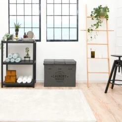 Wasmand 3 Vakken Met Deksel - 84L Wasverzamelaar Wassorteerder Opvouwbaar Groot -Leifheit Store 1200x1200 626