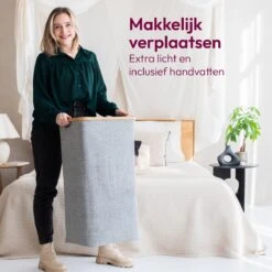 Gadgy Wasmand Met Deksel - Opvouwbaar - 103 Liter - Wasbox Met Uitneembare Waszak - Wasmanden -Leifheit Store 1200x1200 636