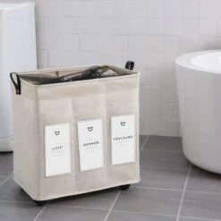Wasmand 3 Vakken - Hotel Wassorteerder - NL Opdruk & Wielen - Opvouwbaar - Hotel - 100 Liter 16 Wasmand 3 Vakken - Hotel Wassorteerder - NL Opdruk & Wielen - Opvouwbaar - Hotel - 100 Liter -Leifheit Store 1200x1200 658