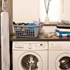 Sunware - Basic Wasmand 65cm Laag Grijs - 65 X 45 X 27 Cm -Leifheit Store 1200x1200 673