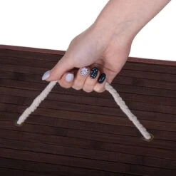 Springos Wasmand | Met Deksel | Opvouwbaar | 72 Liter | Met Uitneembare Waszak | Wasmand | Bruin -Leifheit Store 1200x1200 684