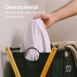 JASC Wasmand 3 Vakken - Wassorteerder - Wasmanden - Zwart - Bamboe - 128 Liter 19 JASC Wasmand 3 Vakken - Wassorteerder - Wasmanden - Zwart - Bamboe - 128 Liter -Leifheit Store 1200x1200 704