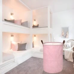 MAESON Wasmand Met Deksel - Opvouwbaar - Waterdicht - 72 L - Opbergmand Kinderkamer - Roze 8 MAESON Wasmand Met Deksel - Opvouwbaar - Waterdicht - 72 L - Opbergmand Kinderkamer - Roze -Leifheit Store 1200x1200 709