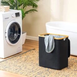 BrandtBergkamp Wasmand Zwart - 2 Stuks - Opvouwbare Wasmand - Wassorteerder - 150L 17 BrandtBergkamp Wasmand Zwart - 2 Stuks - Opvouwbare Wasmand - Wassorteerder - 150L -Leifheit Store 1200x1200 716