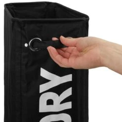 Tectake -- Wasmand Smal - Zwart -Leifheit Store 1200x1200 741