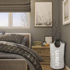 Wonair Wasmand – Wasbox - Wastas - Laundry Wasmand - Opvouwbaar – 81L – Lichtgrijs 11 Wonair Wasmand – Wasbox - Wastas - Laundry Wasmand - Opvouwbaar – 81L – Lichtgrijs -Leifheit Store 1200x1200 751