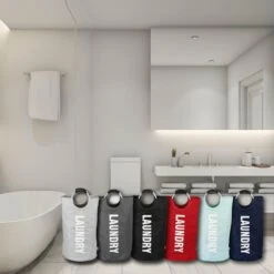 Wonair Wasmand – Waszak – Laundry Basket - Opvouwbaar – 81L - Donkergrijs -Leifheit Store 1200x1200 775