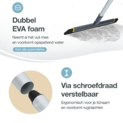 ACE Goods Vloertrekker Met Steel – Vloerwisser Badkamer - Trekker Douche – Raamwisser Verstelbaar – Watertrekker - Incl Ophanghaak -Leifheit Store 1200x1200 8