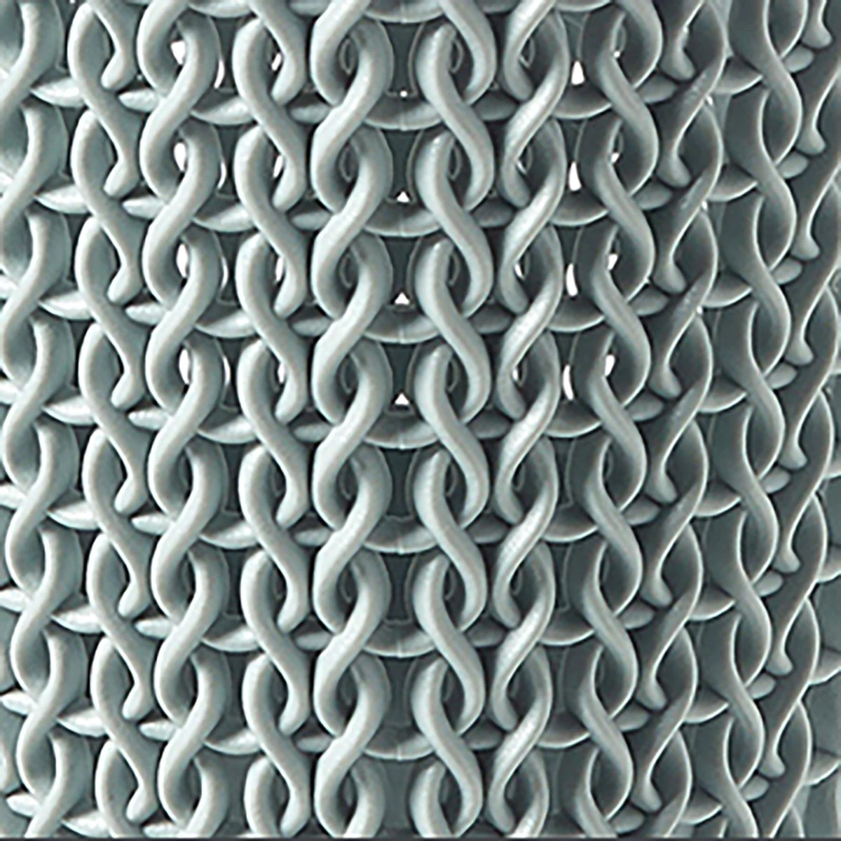 Curver Knit Wasmand Met Deksel - 57L - Misty Blue 4 Curver Knit Wasmand Met Deksel - 57L - Misty Blue - Afbeelding 4