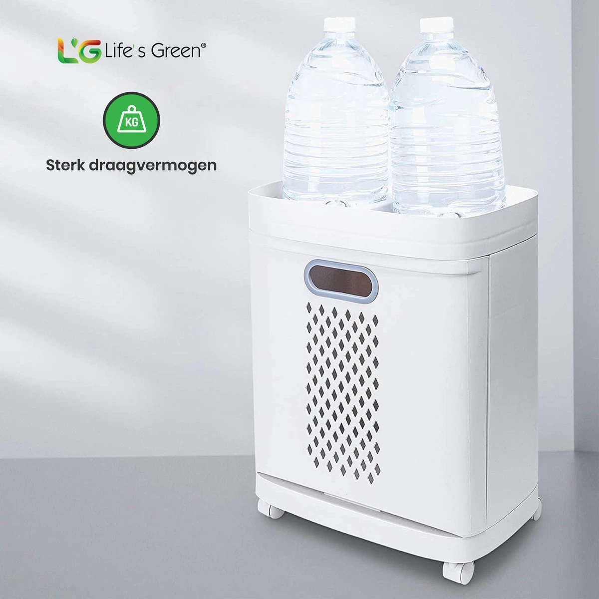 Life’s Green® - Wasmand - Wassorteerder - Wasmand 3 Vakken - Wit 6 Life’s Green® - Wasmand - Wassorteerder - Wasmand 3 Vakken - Wit - Afbeelding 6