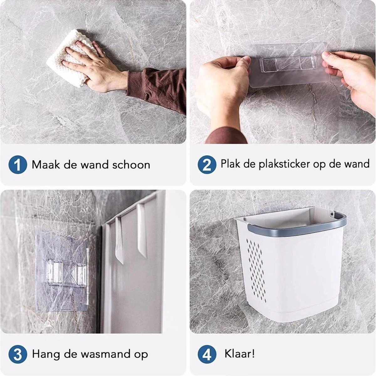 Sens Design Wasmanden Met Deksel - Wassorteerder 3 Vakken Op Wieltjes 19 Sens Design Wasmanden Met Deksel - Wassorteerder 3 Vakken Op Wieltjes - Afbeelding 19