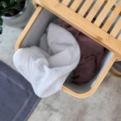 Lumaland Wasmand Van Bamboe - 1 XL Vak + 2 Compacte Vakken 49,5 X 33 X 71 Cm Beige 7 Lumaland Wasmand Van Bamboe - 1 XL Vak + 2 Compacte Vakken 49,5 X 33 X 71 Cm Beige -Leifheit Store 1200x1200 941