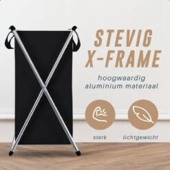 Landys Wasmand 3 Vakken - Opvouwbare Wassorteerder Met NL Opdruk - Aluminium Frame - 90L 14 Landys Wasmand 3 Vakken - Opvouwbare Wassorteerder Met NL Opdruk - Aluminium Frame - 90L -Leifheit Store 1200x1200 948