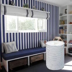 MAESON Wasmand Met Deksel - Opvouwbaar - Waterdicht - 72 L - Opbergmand Kinderkamer - Wit -Leifheit Store 1200x1200 963