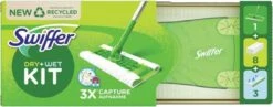 Swiffer Vloerreiniger Starterskit - 1 Dweil, 8 Droge En 3 Vochtige Vloerdoekjes Navullingen -Leifheit Store 1200x472 2