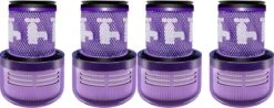 Merkloos 4 X HEPA Filter Compatible Met Dyson V12 Detect Slim & Absolute Motor Filter Vervanging Onderdelen 971517-01.