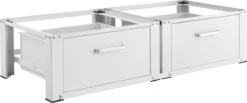 Wasmachine Sokkel Dubbel Heyen Verhoger Met Lades -Leifheit Store 1200x499