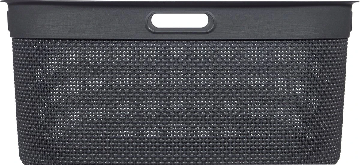 Curver Filo Wasmand - 45L - Donkergrijs 4 Curver Filo Wasmand - 45L - Donkergrijs - Afbeelding 4