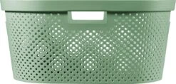 Curver - Infinity Recycled Dots - Wasmand - 40L - Groen 7 Curver - Infinity Recycled Dots - Wasmand - 40L - Groen -Leifheit Store 1200x571