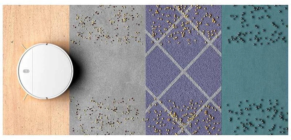 Xiaomi Mi Robot Vacuum-Mop Essential Robotstofzuiger Met Dweilfunctie - Zakloos - Wit 6 Xiaomi Mi Robot Vacuum-Mop Essential Robotstofzuiger Met Dweilfunctie - Zakloos - Wit - Afbeelding 6