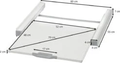 Xavax Uittrekbaar Werkblad Tussen Was- En Droogmachine 26 Xavax Uittrekbaar Werkblad Tussen Was- En Droogmachine -Leifheit Store 1200x633