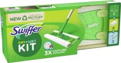Swiffer Vloerreiniger Starterskit - 1 Dweil, 8 Droge En 3 Vochtige Vloerdoekjes Navullingen -Leifheit Store 1200x634 3