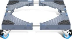 VanDijck Wasmachine Verhoger Op Wielen - Verhoging Voor Wasmachine - Verstelbaar -Meubelroller – Meubelverplaatser – Met 4 Wielen- Max 350kg - Wit