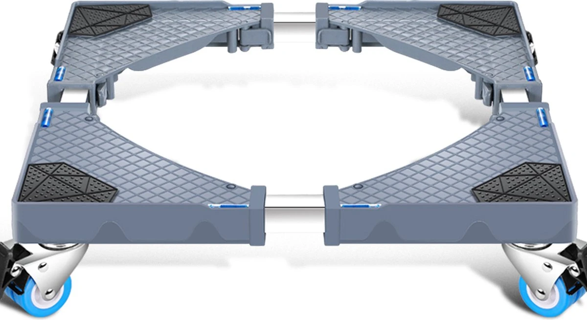 VanDijck Wasmachine Verhoger Op Wielen - Verhoging Voor Wasmachine - Verstelbaar -Meubelroller – Meubelverplaatser – Met 4 Wielen- Max 350kg - Wit 1 VanDijck Wasmachine Verhoger Op Wielen - Verhoging Voor Wasmachine - Verstelbaar -Meubelroller – Meubelverplaatser – Met 4 Wielen- Max 350kg - Wit