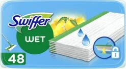 Swiffer Vloerreiniger - Vochtige Vloerdoekjes - Geur Van Citrus Fresh - Voordeelverpakking 2 X 48 Stuks -Leifheit Store 1200x660