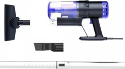 Just Perfecto 2-in-1 Steelstofzuiger 800W - Stofzuiger Zonder Zak - Met 5 M Kabel & HEPA Filter - Krachtige Kruimelzuiger - Blauw -Leifheit Store 1200x663 2