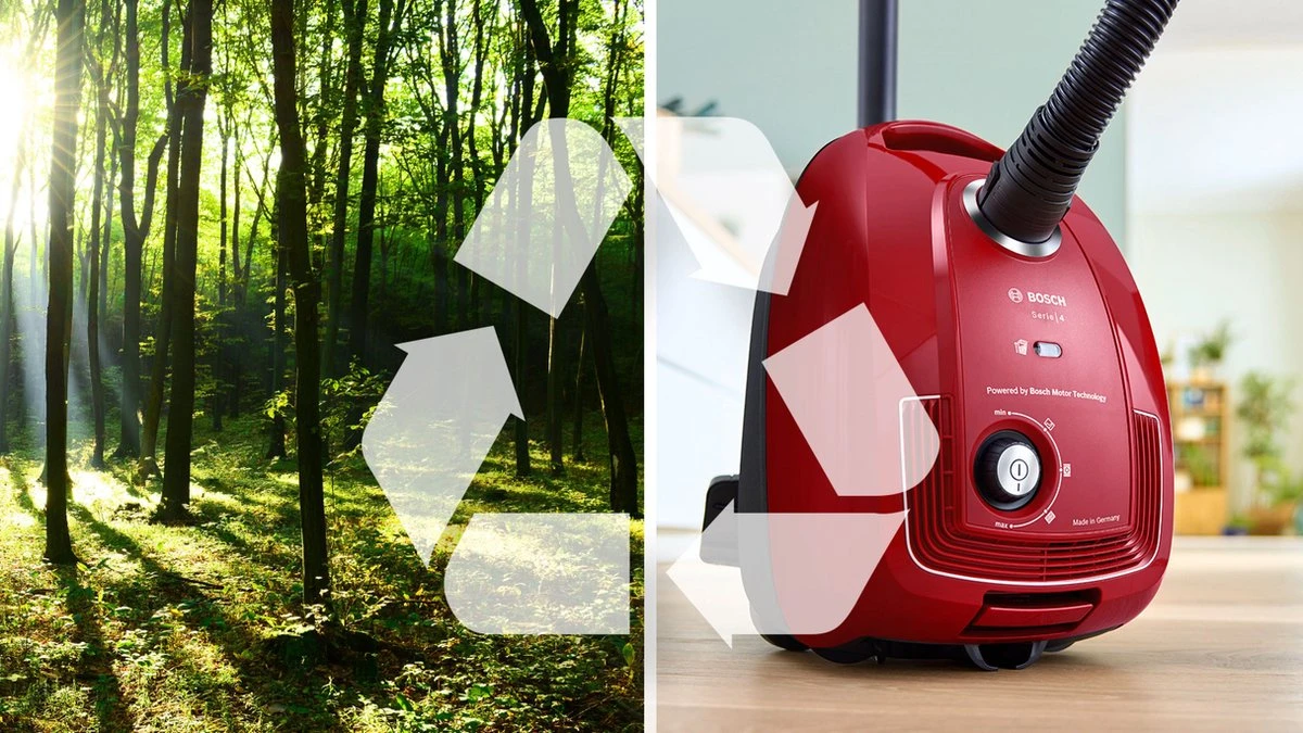 Bosch BGB38RD2 Serie 4 - Stofzuiger Met Zak - Rood 2 Bosch BGB38RD2 Serie 4 - Stofzuiger Met Zak - Rood - Afbeelding 2